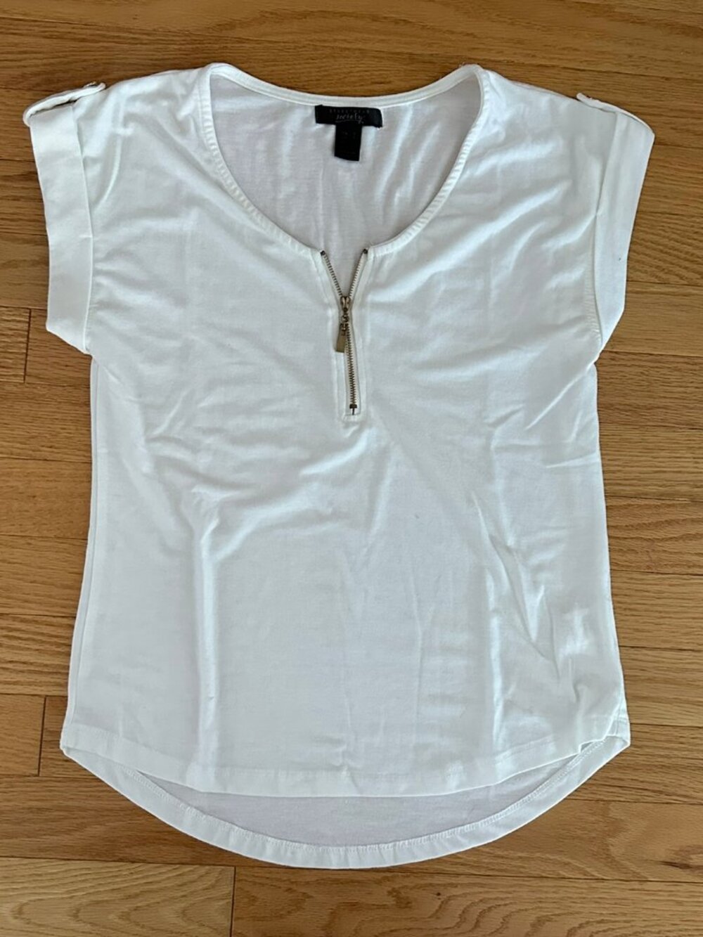 Streetwear Society - White Tee w/ Gold Accents